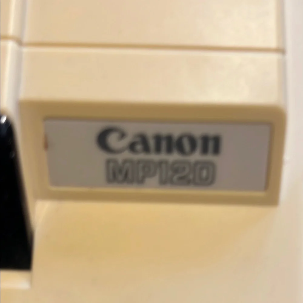 Canon MP120 Cream and Gray Printing Calculator
